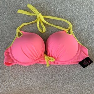 NWT Victoria’s Secret add 2 cups halter swim top